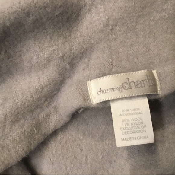 Grey French New Hat with Pearls - Picture 4 of 10